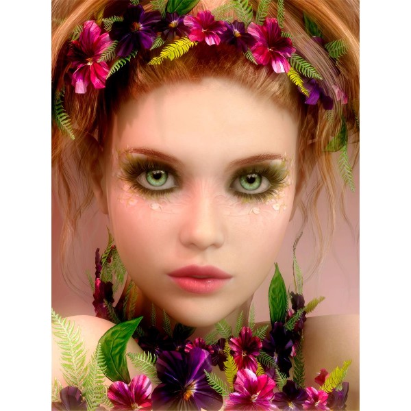 Ritratto 5d Diy Kit Diamond Painting Pittura Di Diamante NO4632