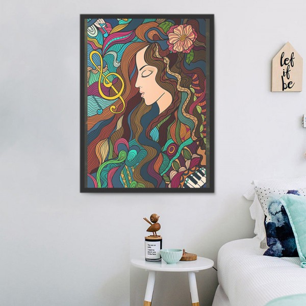 Ritratto 5d Diy Kit Diamond Painting Pittura Di Diamante NO4630