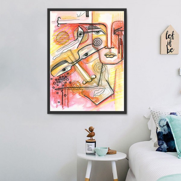 Ritratto 5d Diy Kit Diamond Painting Pittura Di Diamante NO4626