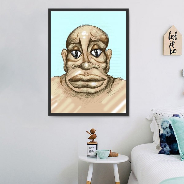 Ritratto 5d Diy Kit Diamond Painting Pittura Di Diamante NO4624