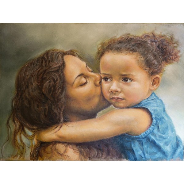 Ritratto 5d Diy Kit Diamond Painting Pittura Di Diamante NO4612