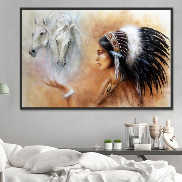 Ritratto 5d Diy Kit Diamond Painting Pittura Di Diamante NO4610