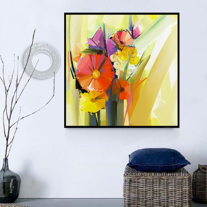 YSCOLOR Diamond Painting 5D Fai Da Te – Angelo Con Fiori, Kit Completo 30x40 Cm – Relax E Creatività