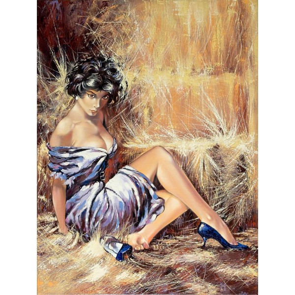 Ritratto 5d Diy Kit Diamond Painting Pittura Di Diamante NO4464