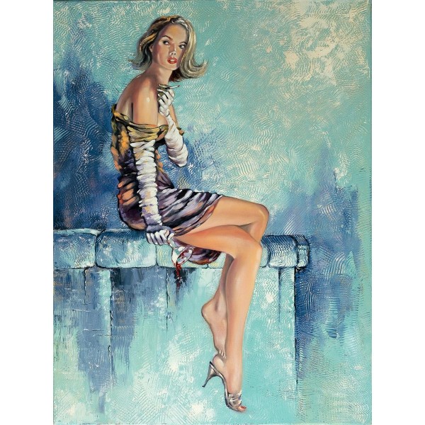 Ritratto 5d Diy Kit Diamond Painting Pittura Di Diamante NO4463