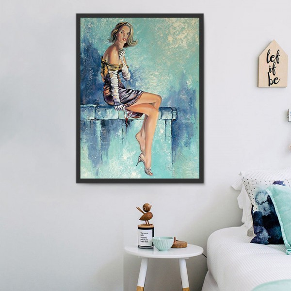 Ritratto 5d Diy Kit Diamond Painting Pittura Di Diamante NO4463