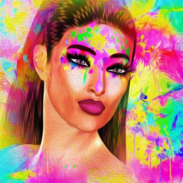 Ritratto 5d Diy Kit Diamond Painting Pittura Di Diamante NO4439