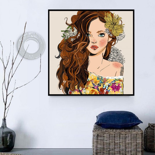 Ritratto 5d Diy Kit Diamond Painting Pittura Di Diamante NO4437