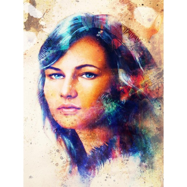 Ritratto 5d Diy Kit Diamond Painting Pittura Di Diamante NO4417