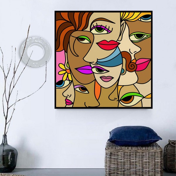 Ritratto 5d Diy Kit Diamond Painting Pittura Di Diamante NO4393