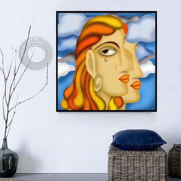 Ritratto 5d Diy Kit Diamond Painting Pittura Di Diamante NO4392