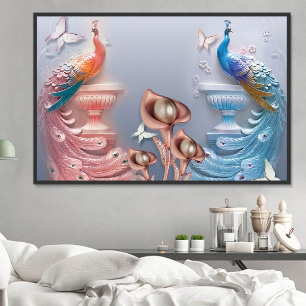 Pavone 5d Diy Kit Diamond Painting Pittura Di Diamante NO4362