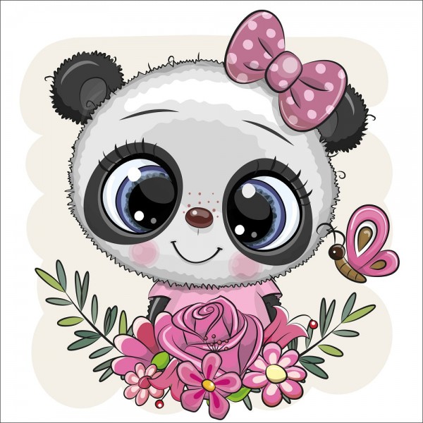 Panda 5d Diy Kit Diamond Painting Pittura Di Diamante NO4352