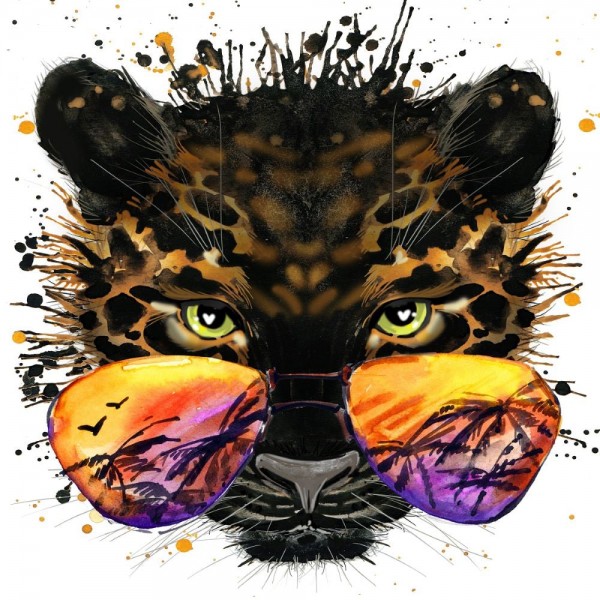 Leopardo 5d Diy Kit Diamond Painting Pittura Di Diamante NO4348