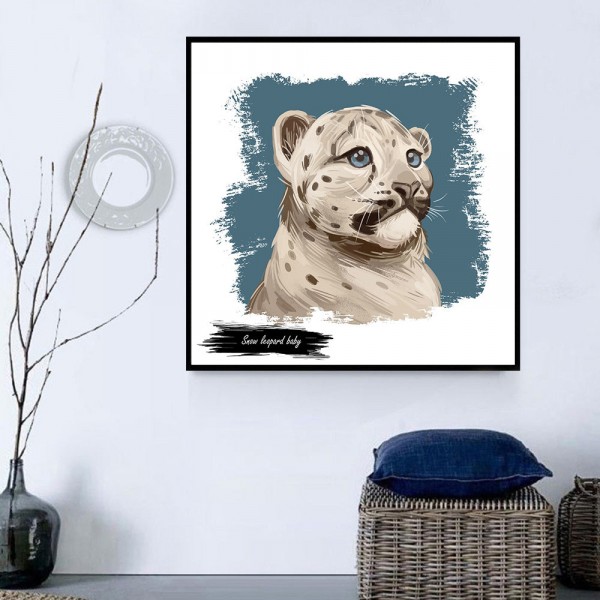 Leopardo 5d Diy Kit Diamond Painting Pittura Di Diamante NO4346