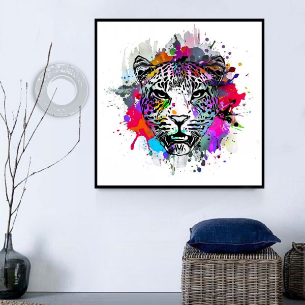 Leopardo 5d Diy Kit Diamond Painting Pittura Di Diamante NO4345