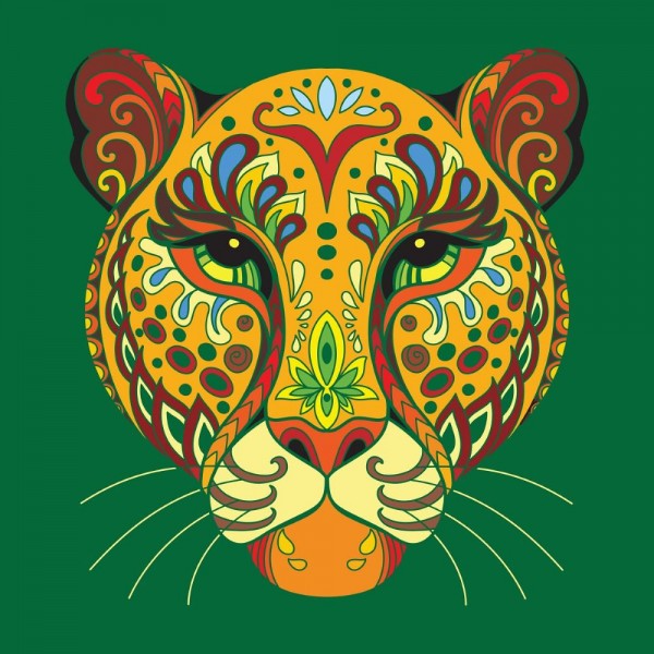 Leopardo 5d Diy Kit Diamond Painting Pittura Di Diamante NO4344