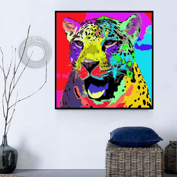 Leopardo 5d Diy Kit Diamond Painting Pittura Di Diamante NO4342