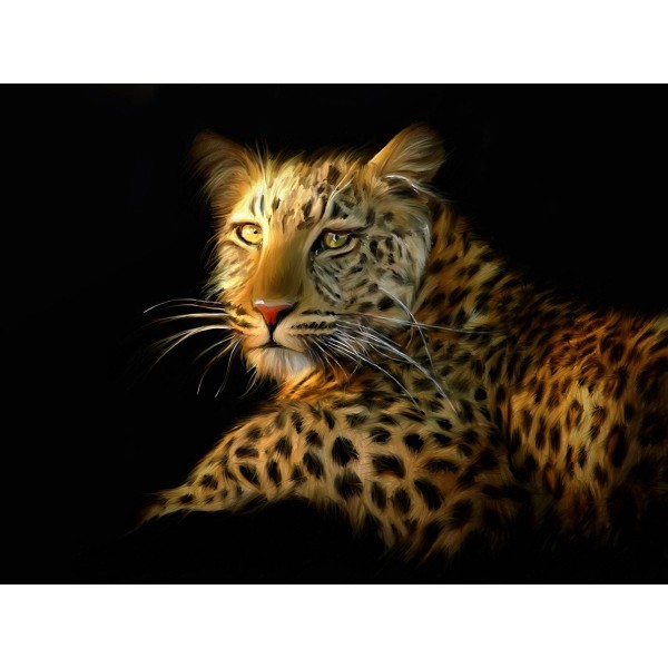 Leopardo 5d Diy Kit Diamond Painting Pittura Di Diamante NO4340