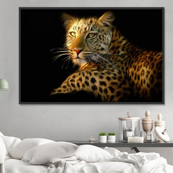 Leopardo 5d Diy Kit Diamond Painting Pittura Di Diamante NO4340