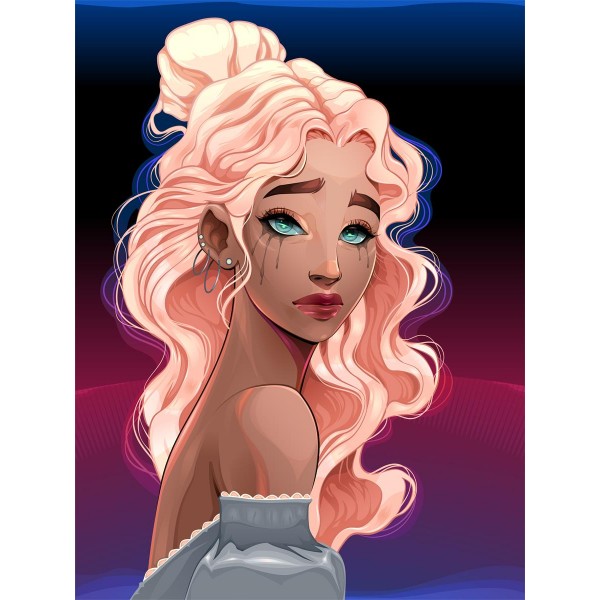 Ritratto 5d Diy Kit Diamond Painting Pittura Di Diamante NO4233