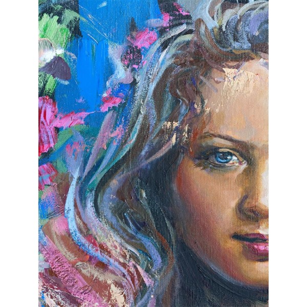 Ritratto 5d Diy Kit Diamond Painting Pittura Di Diamante NO4211