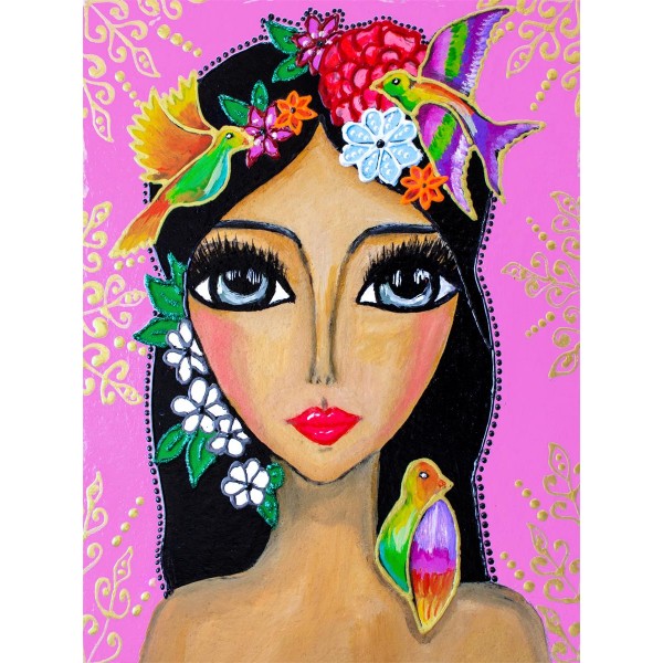 Ritratto 5d Diy Kit Diamond Painting Pittura Di Diamante NO4199