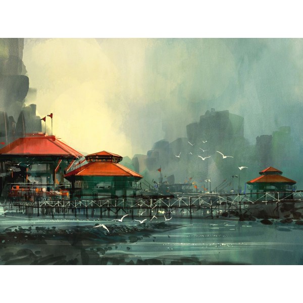 Paesaggio 5d Diy Kit Diamond Painting Pittura Di Diamante NO4128