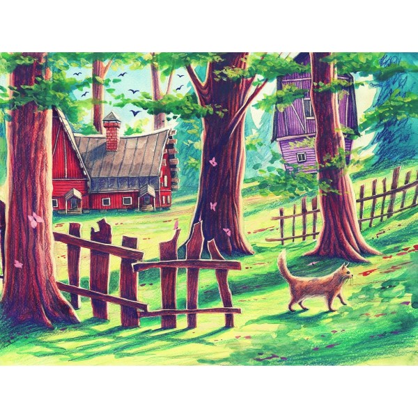 Paesaggio 5d Diy Kit Diamond Painting Pittura Di Diamante NO4110