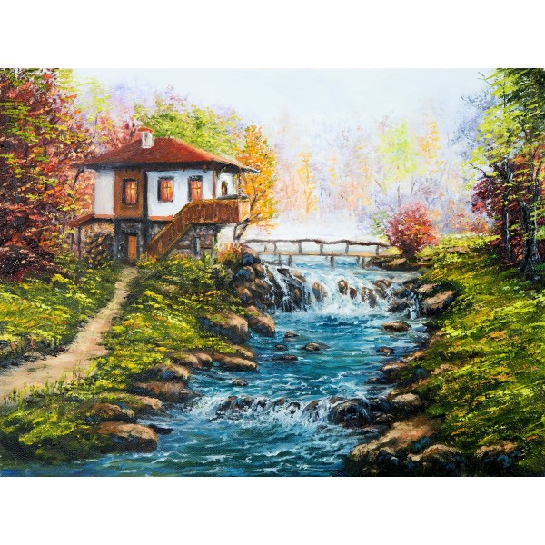 Paesaggio 5d Diy Kit Diamond Painting Pittura Di Diamante NO4073