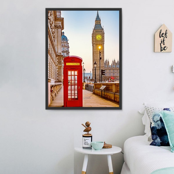 Londra 5d Diy Kit Diamond Painting Pittura Di Diamante NO4066