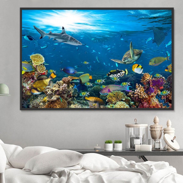 Pesce 5d Diy Kit Diamond Painting Pittura Di Diamante NO4009