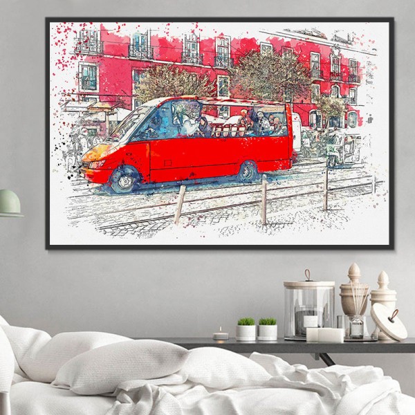 Autobus 5d Diy Kit Diamond Painting Pittura Di Diamante NO3978