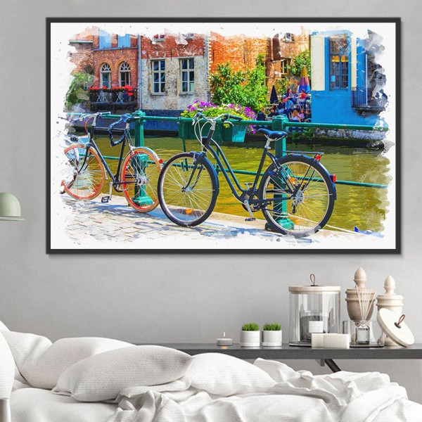 Bicicletta 5d Diy Kit Diamond Painting Pittura Di Diamante NO3958