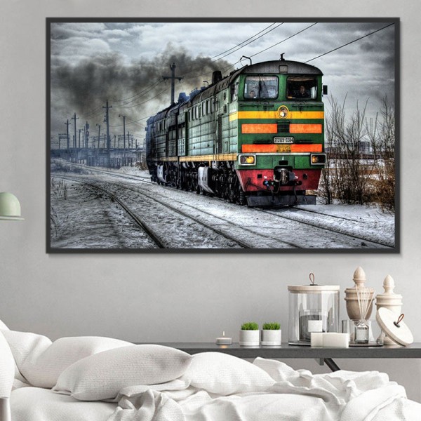 Treno 5d Diy Kit Diamond Painting Pittura Di Diamante NO3952