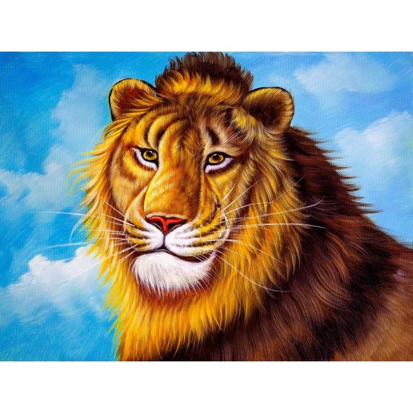 Leone 5d Diy Kit Diamond Painting Pittura Di Diamante NO3949