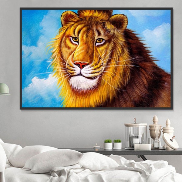 Leone 5d Diy Kit Diamond Painting Pittura Di Diamante NO3949