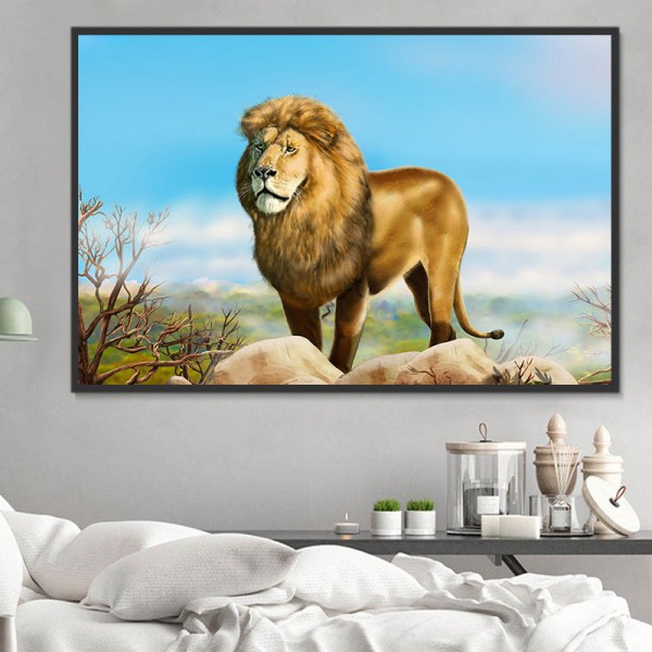 Leone 5d Diy Kit Diamond Painting Pittura Di Diamante NO3947