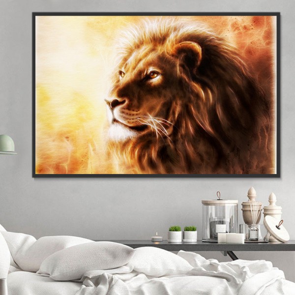 Leone 5d Diy Kit Diamond Painting Pittura Di Diamante NO3938