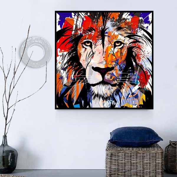 Leone 5d Diy Kit Diamond Painting Pittura Di Diamante NO3927