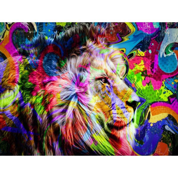 Leone 5d Diy Kit Diamond Painting Pittura Di Diamante NO3924