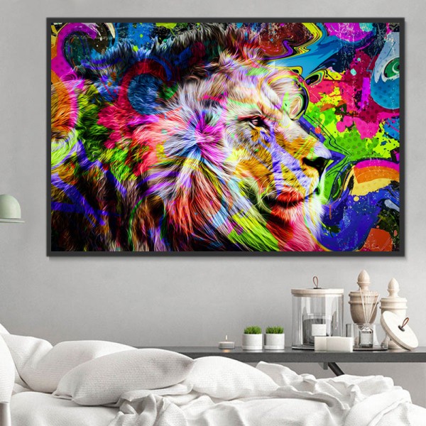 Leone 5d Diy Kit Diamond Painting Pittura Di Diamante NO3924