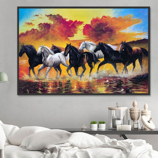 Cavallo 5d Diy Kit Diamond Painting Pittura Di Diamante NO3919