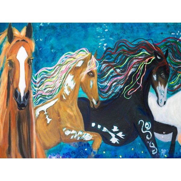 Cavallo 5d Diy Kit Diamond Painting Pittura Di Diamante NO3897