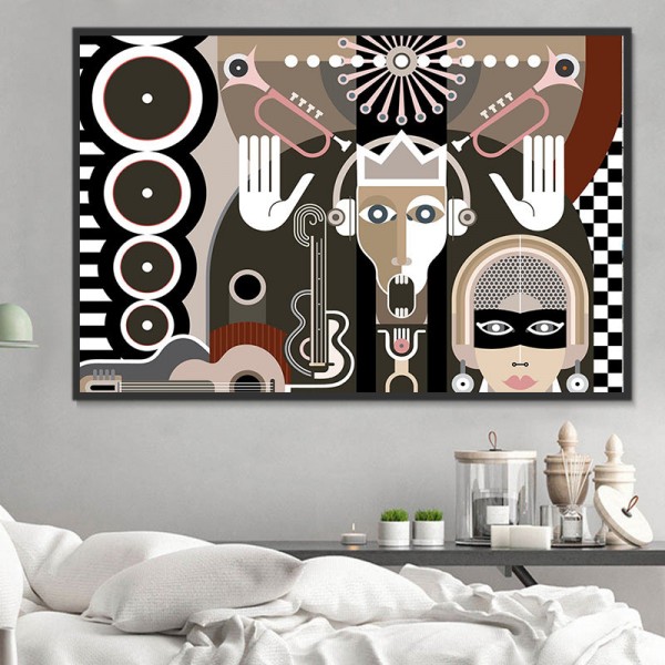 Moderno 5d Diy Kit Diamond Painting Pittura Di Diamante NO3890