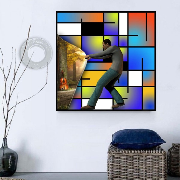 Moderno 5d Diy Kit Diamond Painting Pittura Di Diamante NO3863