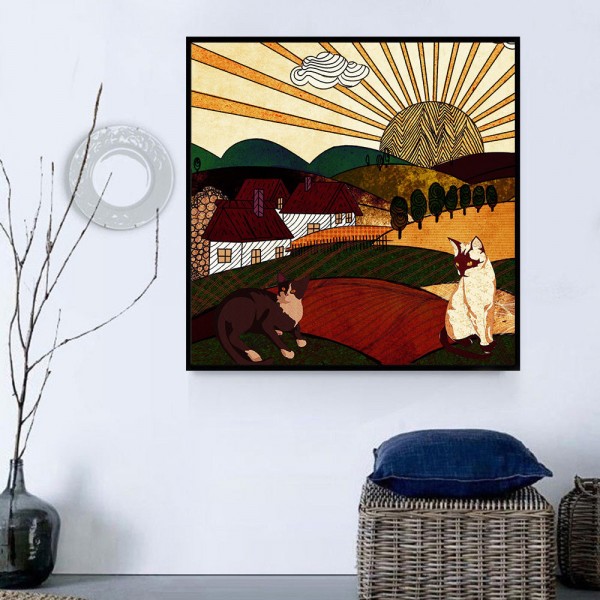 Moderno 5d Diy Kit Diamond Painting Pittura Di Diamante NO3850