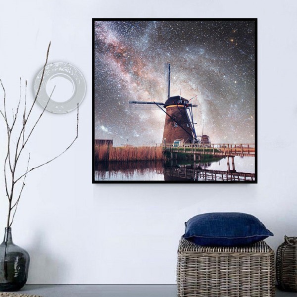 Mulino A Vento 5d Diy Kit Diamond Painting Pittura Di Diamante NO3731