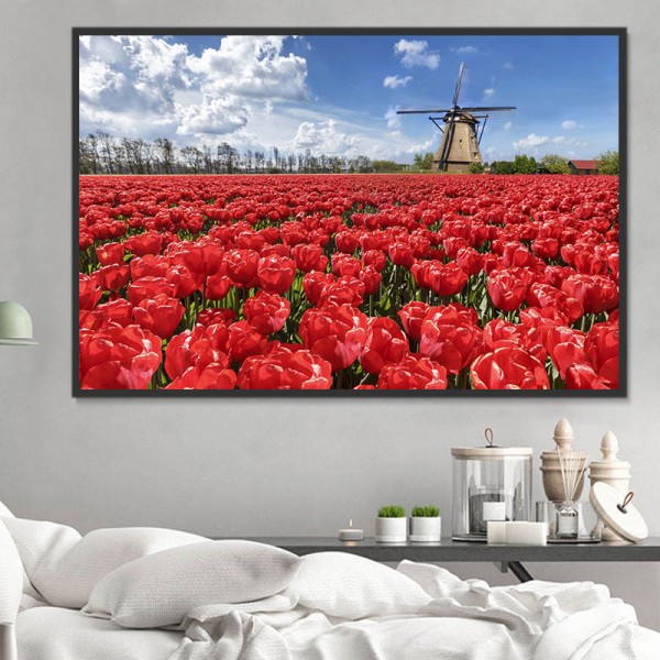 Mulino A Vento 5d Diy Kit Diamond Painting Pittura Di Diamante NO3723