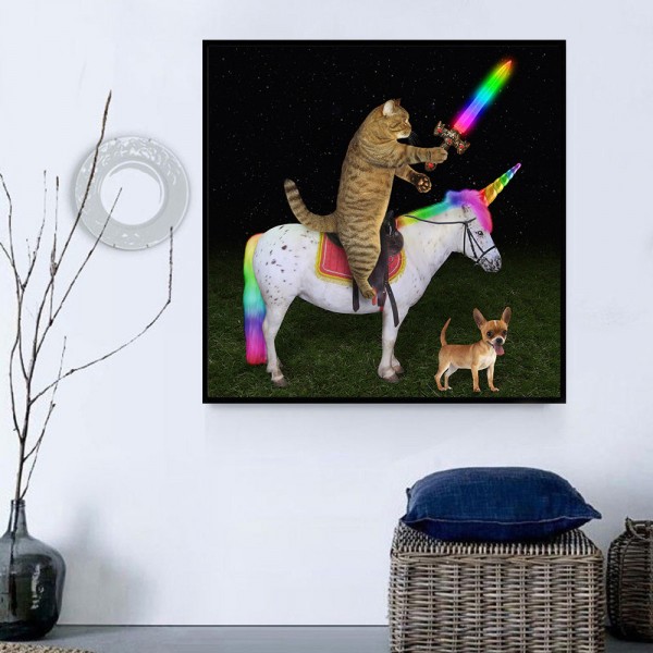 Gatto 5d Diy Kit Diamond Painting Pittura Di Diamante NO3652